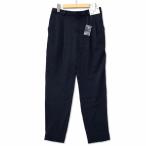 未使用品 ユニクロ UNIQLO ドレープ ジョガーパンツ Ｌ ネイビー レディース