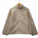 ユニクロ UNIQLO ファーリーフリース フルジップジャケット M ベージュ レディース