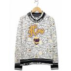 ショッピングGABBANA ドルチェ&ガッバーナ ドルガバ DOLCE&GABBANA ロゴ プリント アップリケ スウェット トレーナー 46(S) WHITE(ホワイト) メンズ