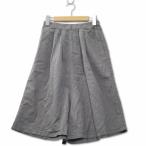  Beams Boy BEAMS BOY талия резина легкий юбка-брюки брюки BLACK × WHITE черный × белый женский 