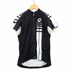 asosASSOS NO014 Short рукав Zip выше велосипедное джерси велосипед одежда черный L женский 