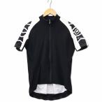 asosASSOS NO015 Short рукав Zip выше велосипедное джерси велосипед одежда черный XL женский 