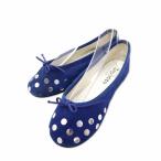  Repetto Repetto точка рисунок замша .... Flat балетки голубой 36 (22.5-23) женский 