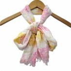  Laura Ashley LAURA ASHLEY хлопок цветок принт палантин Pink Lady -s