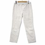  Uniqlo UNIQLO стрейч конические брюки L белый женский 