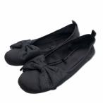  Zara ZARA большой лента имеется балетки 35(22cm соответствует ) черный женский 