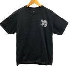 ナイキ NIKE Tシャツ プリントTシャツ クルーネック  コットン 半袖 S 黒 ブラック レディース