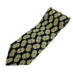 joru geo Armani GIORGIO ARMANI галстук широкий галстук общий рисунок шелк шелк глянец темно-синий темно-синий светло-зеленый мужской 