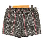  не использовался товар ji- Star low G-Star RAW шорты шорты низ хлопок в клетку 25 чёрный черный белый белый женский 