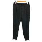  Uniqlo UNIQLO брюки слаксы брюки-джоггеры tuck укороченные брюки длина одноцветный S чёрный черный женский 