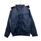 ワークマン ヒートアシスト ダブルフラップ HEAT ASSIST double flap ブルゾン 長袖 無地 GNT1001 LL 紺 ネイビー メンズ