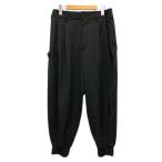 wa стул Lee Y-3 GK4567 CLASSIC REFINED WOOL CUFF PANTS шаровары низ шерсть . tuck Logo M чёрный черный мужской 