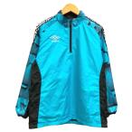  Umbro UMBRO Thermo половина Zip верх тренировка одежда обратная сторона ворсистый длинный рукав 160 синий голубой чёрный черный Kids 