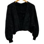 ko Cody -ruCOCO DEAL ансамбль вязаный 73631407 tops одноцветный 2 чёрный черный женский 