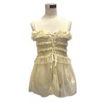  axes femme axes femme топ gya The -chu-ru кружевная лента M белый слоновая кость женский 