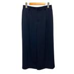  Uniqlo UNIQLO брюки низ tuck широкий одноцветный L темно-синий темно-синий женский 