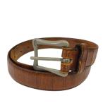  J &amp; M Davidson J&amp;M Davidson ремень кожа петелька 80/32 чай Brown мужской 