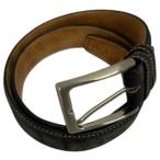  solid латунь SOLID BRASS ремень натуральная кожа Италия производства одноцветный хаки мужской женский 