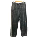  Tommy TOMMY брюки брюки-джоггеры длинный велюр линия one отметка вышивка M чёрный черный мужской 