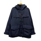 ユニクロ UNIQLO White Mountaineering ダウンジャケット ハイブリッドダウンオーバーサイズパーカ 長袖 無地 311-442563 XL 紺 ネイビー