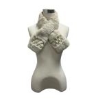  muffler пелерина одноцветный Rex мех серый женский 