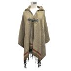 DOG DEPT пончо накидка палантин бахрома линия чай Brown женский 