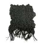 フォーエバー21 FOREVER21 マフラー 無地 フリンジ グレー レディース