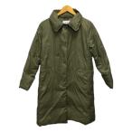 コース KOOS ダウンコート ロング 無地 フェザー混 KS16AW-07 M カーキ レディース
