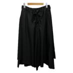  ground wai Yohji Yamamoto GroundY шаровары полиэстер . сделано в Японии одноцветный GV-P08-100 чёрный черный мужской 