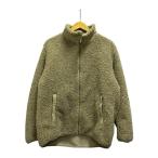 ユニクロ UNIQLO フリース 長袖 ハイネック 無地 341-419752 XL ベージュ レディース