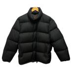 モンクレール MONCLER  ダウンジャケット 長袖 無地 茶タグ フランス製 220-091-41305-00 2 黒 ブラック メンズ