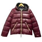 デュベティカ DUVETICA ダウンジャケット DIONISIO ブルゾン フード ナイロン 無地 長袖 48 赤 ボルドー メンズ