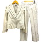  Kumikyoku k Miki .kfamKUMIKYOKU FAM. костюм выставить жакет брюки длинный длинный рукав одноцветный 2/1 белый белый женский 