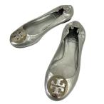  Tory Burch TORY BURCH балетки плоская обувь Logo серебряный женский 