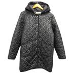 Triple Arrows ジャケット キルティング コート ミドル丈 中綿 M 黒 ブラック レディース