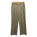 lidomLIDNM брюки низ слаксы tuck шерсть .M песочный бежевый мужской 