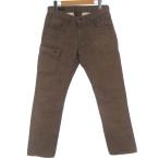 【中古】ジョンブル JOHNBULL 11204 先染め ダック オッドネス カーゴ パンツ テーパード ブラウン 茶 M メンズ 【ベクトル 古着】