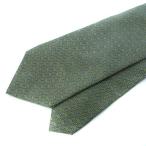 フェンディ FENDI ズッカ柄 ネクタイ レギュラータイ 総柄 シルク グリーン 緑系 IBO24 メンズ