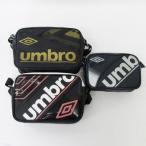 アンブロ UMBRO ショルダーバッグ エナメルバッグ 3点セット ロゴ プリント ブラック ネイビー 鞄 メンズ