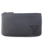 ショッピングヴィトン ルイヴィトン LOUIS VUITTON M81031 ポシェット・クレ LV Aerogram アエログラム ノワール コインケース 小銭入れ キーケース ブラック メ