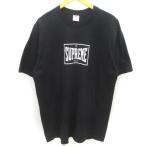 シュプリーム SUPREME Tシャツ 23AW Supreme Warm Up Tee 半袖 ロゴ プリント 黒 ブラック コットン L トップス メンズ