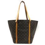 ルイヴィトン LOUIS VUITTON モノグラム サックショッピング ショルダーバック トート レザー M51108 茶 ブラウン ☆AA★ レディース