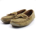  Bottega Veneta BOTTEGA VENETA сетка мокасины обувь Loafer замша Италия производства бежевый 34 21cm #GY03reti-