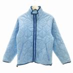  A Bathing Ape A BATHING APE первый период бирка Monkey стеганная куртка блузон Zip выше S голубой /JS #GY03