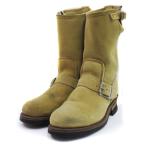 レッドウィング REDWING エンジニア ブーツ スエード 8268 PT91 ベージュ 6 1/2 24.5cm メンズ