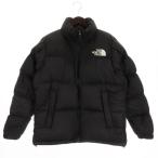 ザノースフェイス THE NORTH FACE ヌプシ ダウン ジャケット ロゴ 刺繍 ND92335 黒 ブラック M アウター メンズ