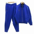 カッパ kappa ヴィンテージ ジャージ セットアップ トラック ジャケット パンツ JASPO O 青 /UO メンズ