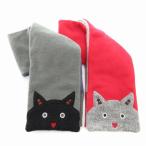 piko-nePICONEa che so- limi ni muffler . суммировать 2 позиций комплект кошка узор красный красный фиолетовый лиловый серый /FT женский 