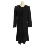 クロエ CHLOE FORMAL 良品 セットアップ ジャケット ワンピース ロング 五分袖 ブラックフォーマル 黒 ブラック 7AR ■GY99 レディース