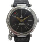 ヴィヴィアンウエストウッド Vivienne Westwood オーブ 腕時計 クォーツ VV006BKBK シルバーカラー ブラック レディース